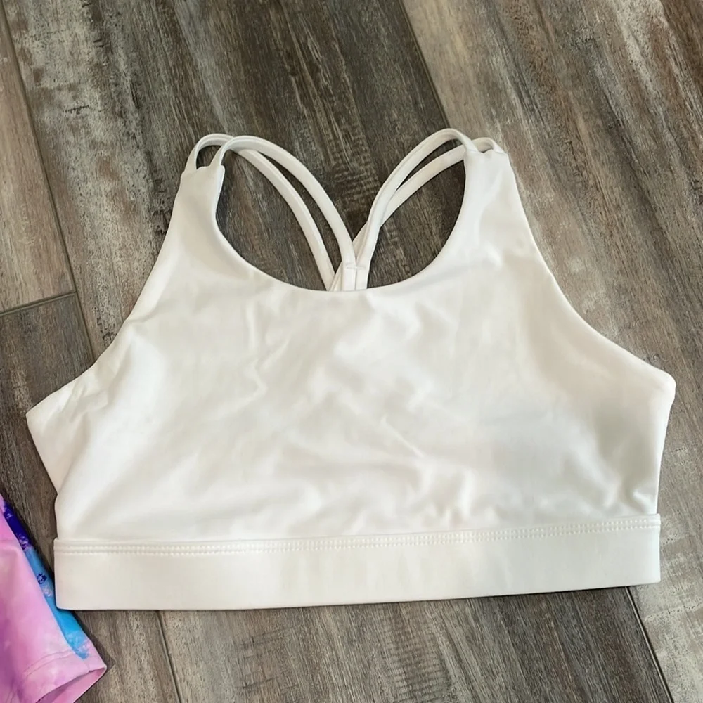 Girls athletic crop top sports bra lot